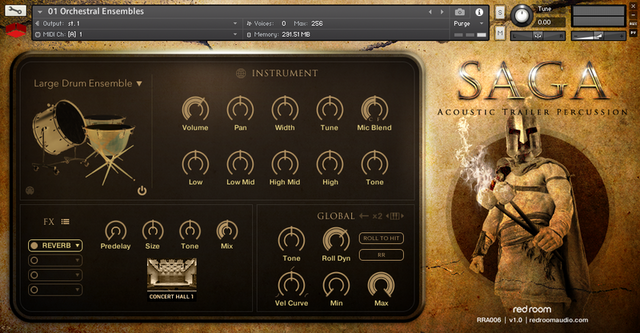 Red Room Audio Saga Acoustic Trailer Percussion KONTAKT-SYNTHiC4TE