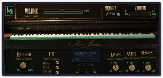 Adam Monroe Music – Honky Tonk Piano V.2.4 KONTAKT