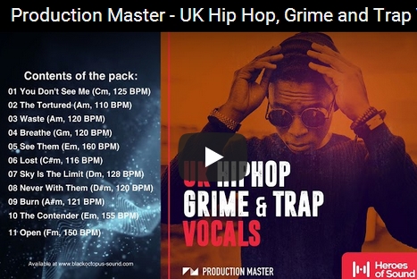 Production Master UK Hip Hop Grime And Trap Vocals WAV-DISCOVER