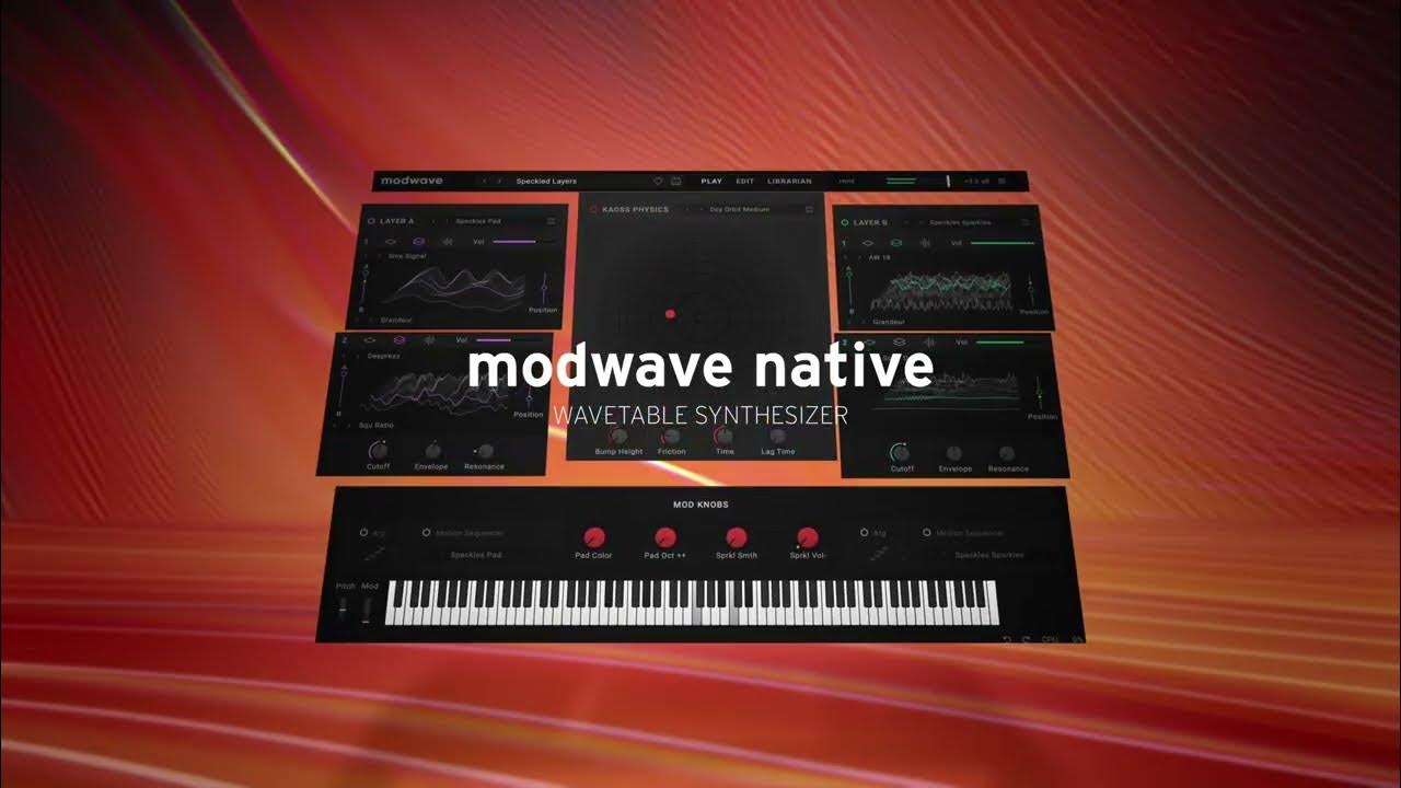 modwave native – wavetable synthesis powerhouse – now available for Mac and Windows